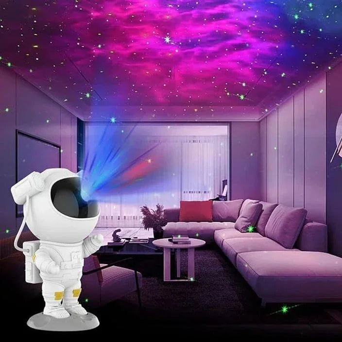 Astronaut Galaxy Projector Night Light – 360° Rotating Nebula Star Projector with Remote Control, Timer & Adjustable Head – Space Lamp for Kids’ Bedroom, Gifts, Gaming Room, Home & Décor, gift for valentine, valentine gift, couple gift, valentine special - Luxi Cart