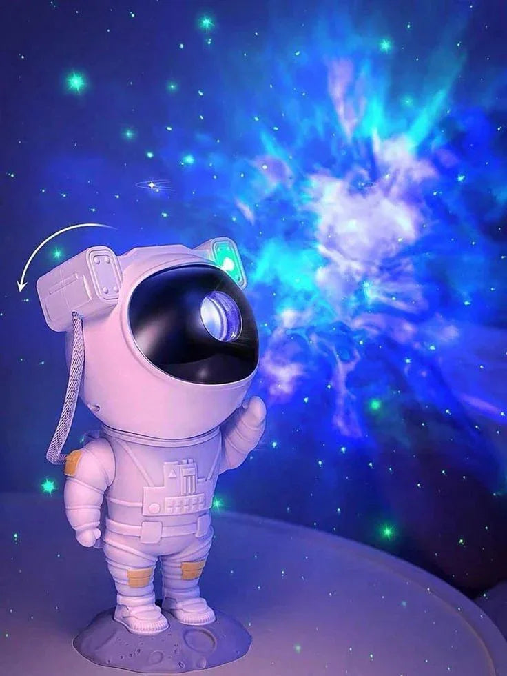 Astronaut Galaxy Projector Night Light – 360° Rotating Nebula Star Projector with Remote Control, Timer & Adjustable Head – Space Lamp for Kids’ Bedroom, Gifts, Gaming Room, Home & Décor, gift for valentine, valentine gift, couple gift, valentine special - Luxi Cart