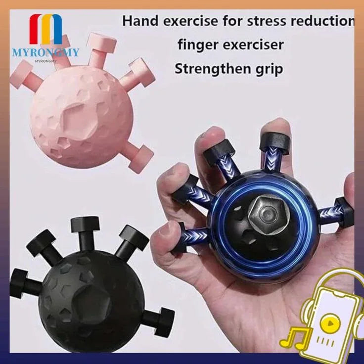 Eagle Claw Hand Grip Strengthener Ball – 20-45KG Resistance, Ergonomic Finger Exerciser for Athletes, Climbers, Musicians, Stress Relief, Therapy & Grip Training..1 Psc - Luxi Cart